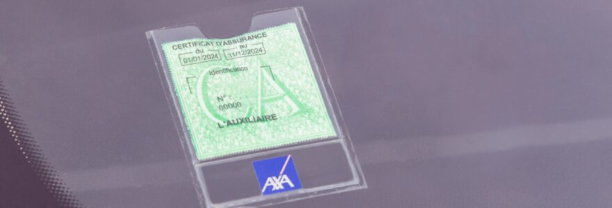 Autocollant pare-brise assurance